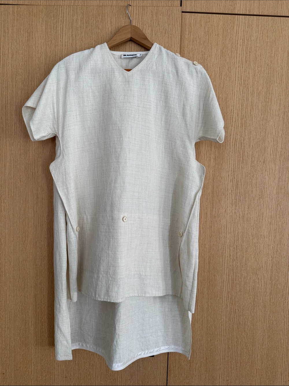JIL SANDER LINEN TOP